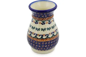 5" Vase - Blue Cress
