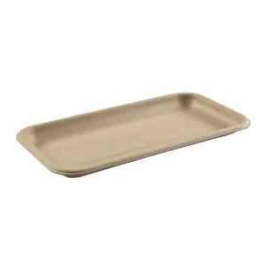 8.3" x 4.5" x 0.6" Molded Fiber Mini Trays, Case of 500