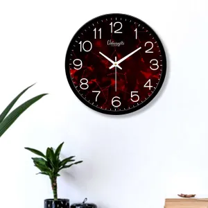 Abstract Digital Web Shape Designer Wall Clock