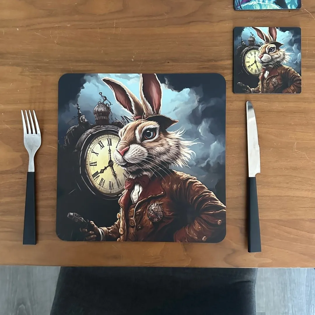 Alice in Wonderland Wooden Placemats