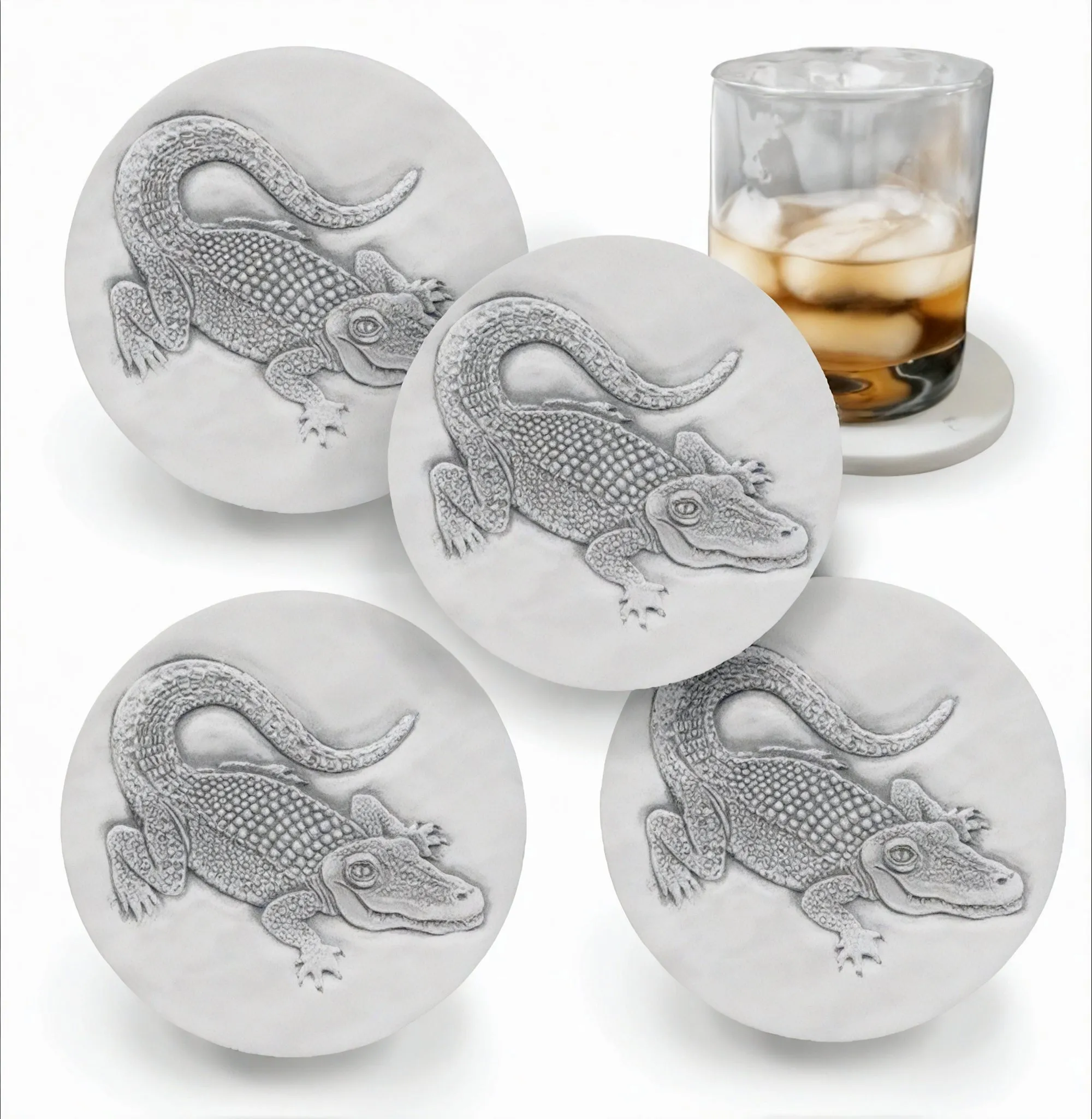Alligator Drink Coasters