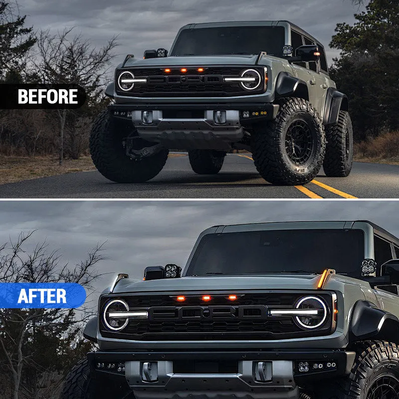 Aluminum Housing Trail Marker Light for 2021-Later Ford Bronco