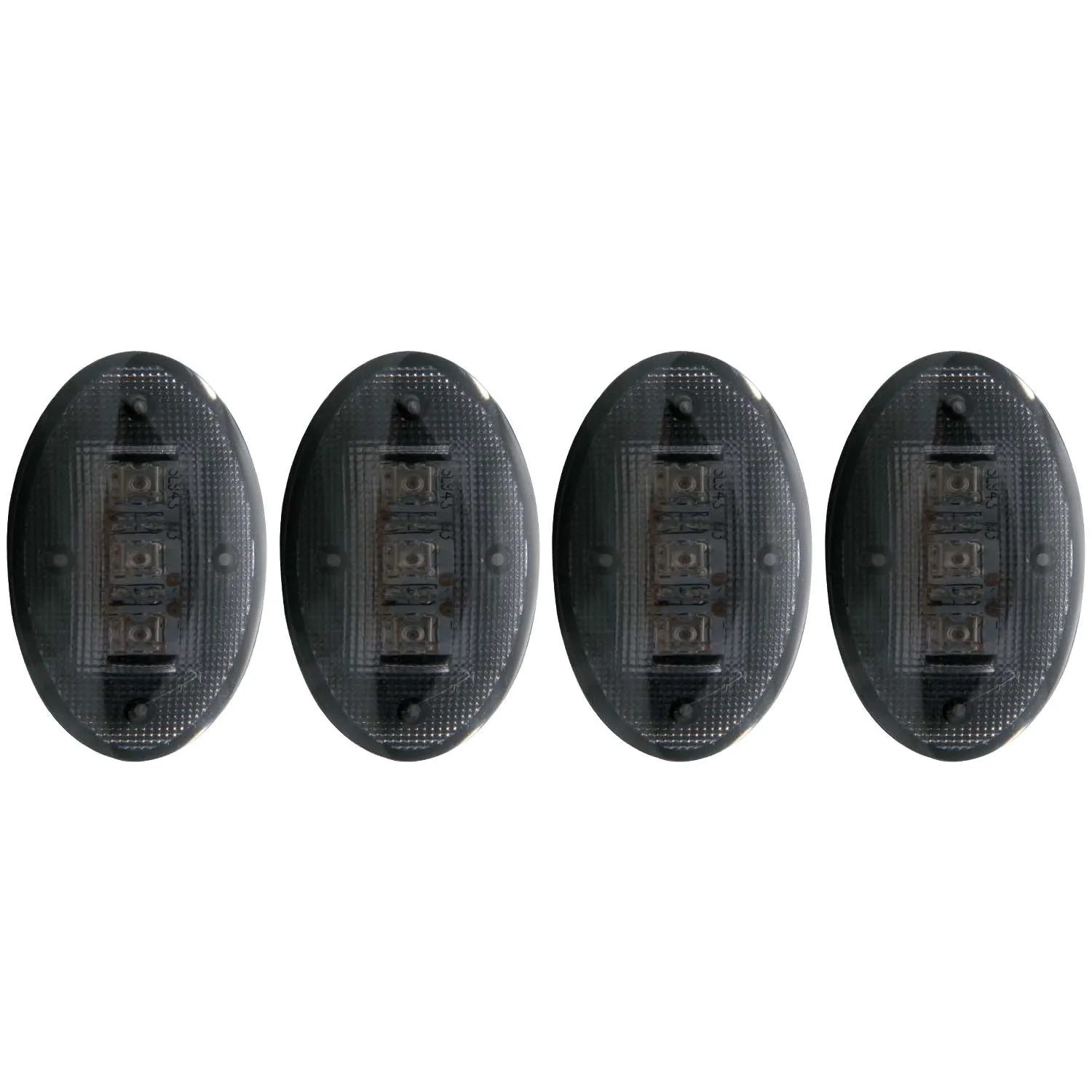 Anzo USA 861078 LED Dually Fender Lights; Smoke Lens;