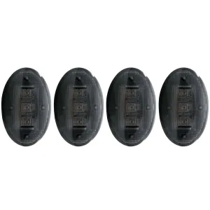 Anzo USA 861078 LED Dually Fender Lights; Smoke Lens;