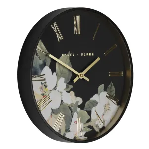 Baker And Brown Floral Clock