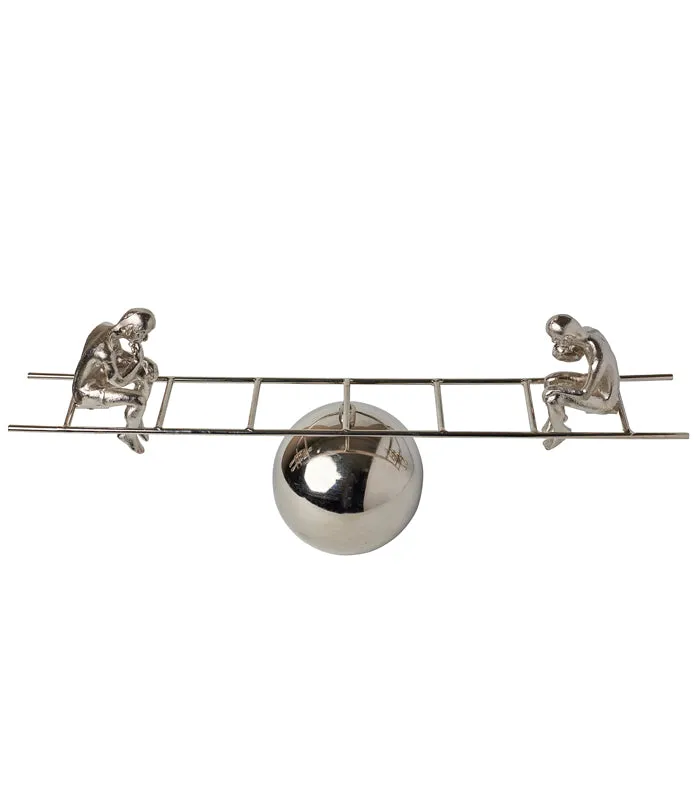 Balanced Thoughts Sculpture - Silver