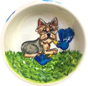 Bird Adieu - Small Yorkie Bowl