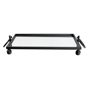 Blair Black Tray Rectangular