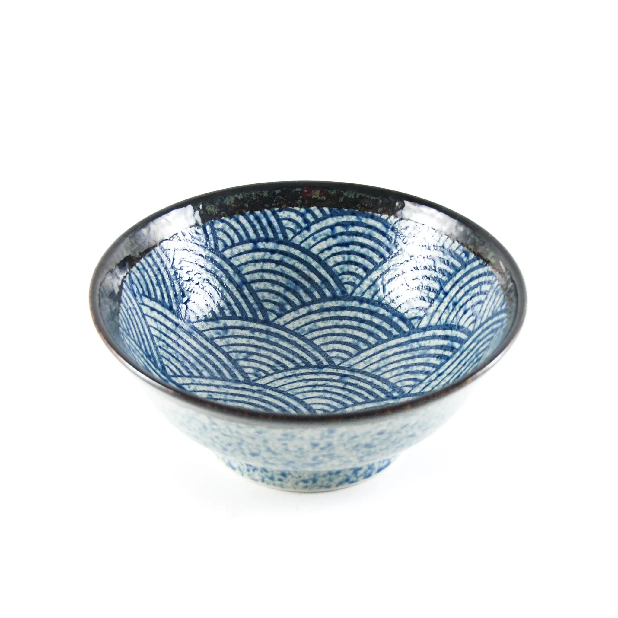 Blue Wave Ramen Bowl, 21cm