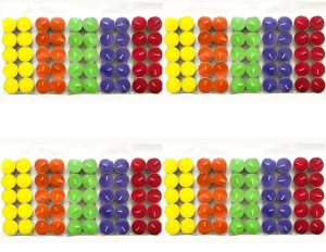 Bodhichitta Wax Colored Tealight Candles (Set of 200 Pcs) Scented Candles