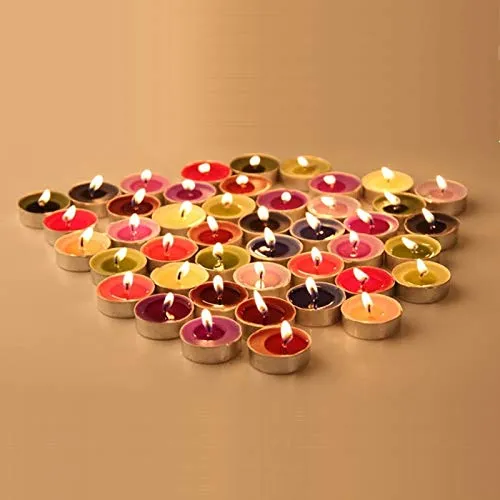 Bodhichitta Wax Colored Tealight Candles (Set of 200 Pcs) Scented Candles