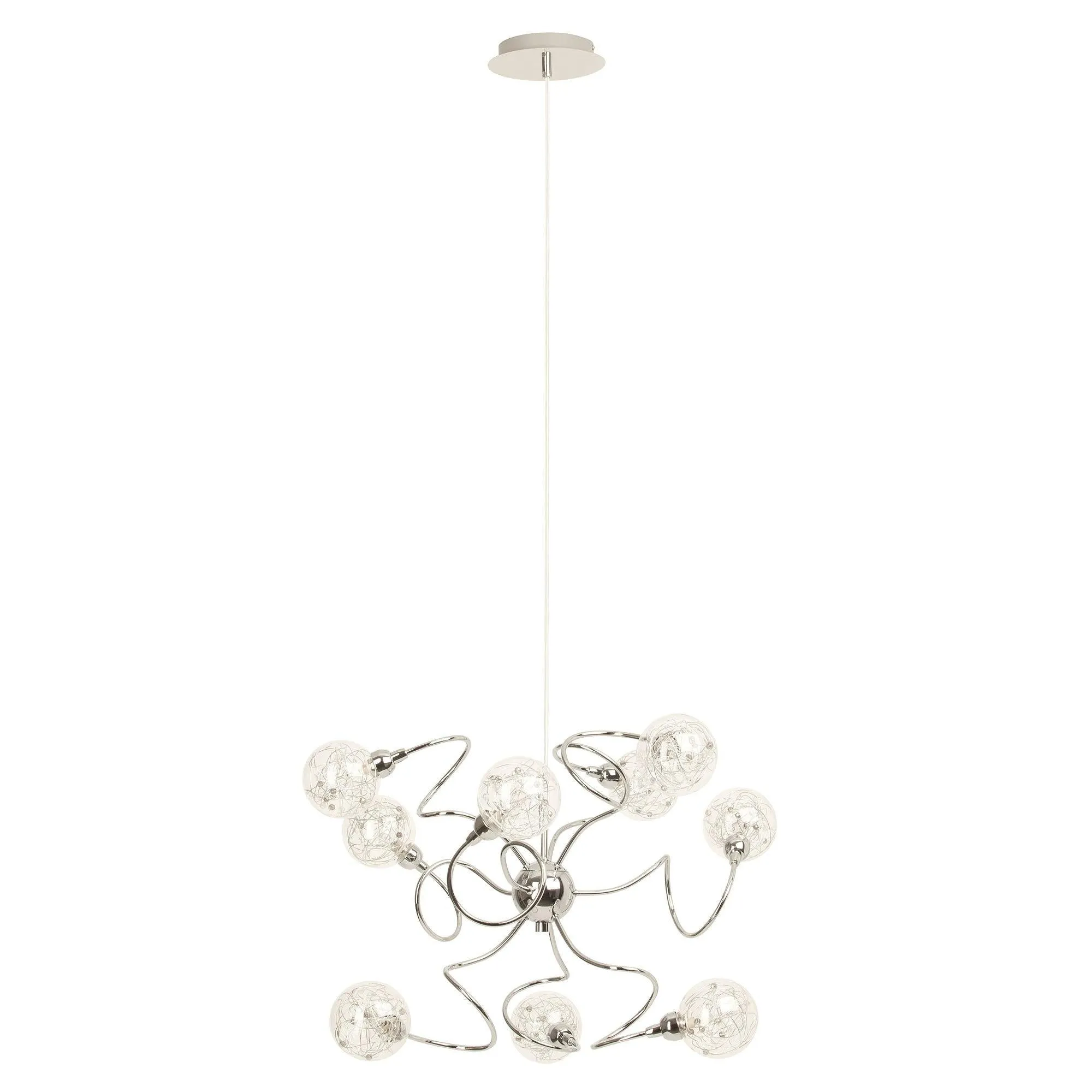 Brilliant 9 Light 297W Joya Pendant Light - Chrome | 00299/15