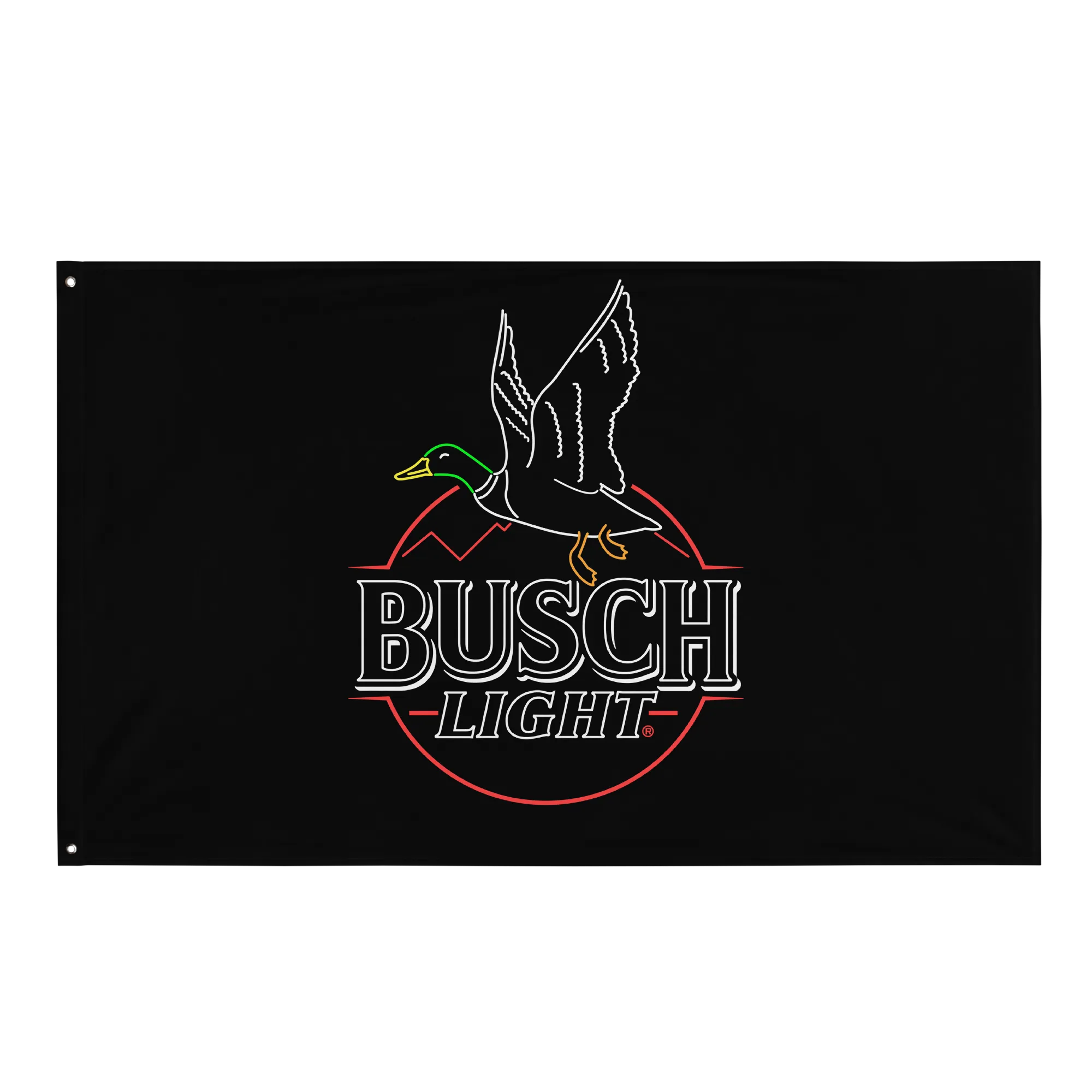 Busch Light Neon Duck Flag