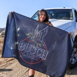 Busch Light Neon Duck Flag