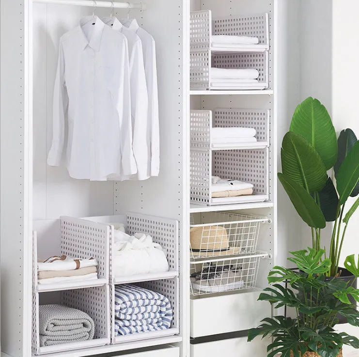 Closet Organizer - Stackable Storage Box - Bedroom Organizer - Clothes Storage - Drawer Chest - Bedroom Table Stand Cabinet - Closet Organization - Laundry