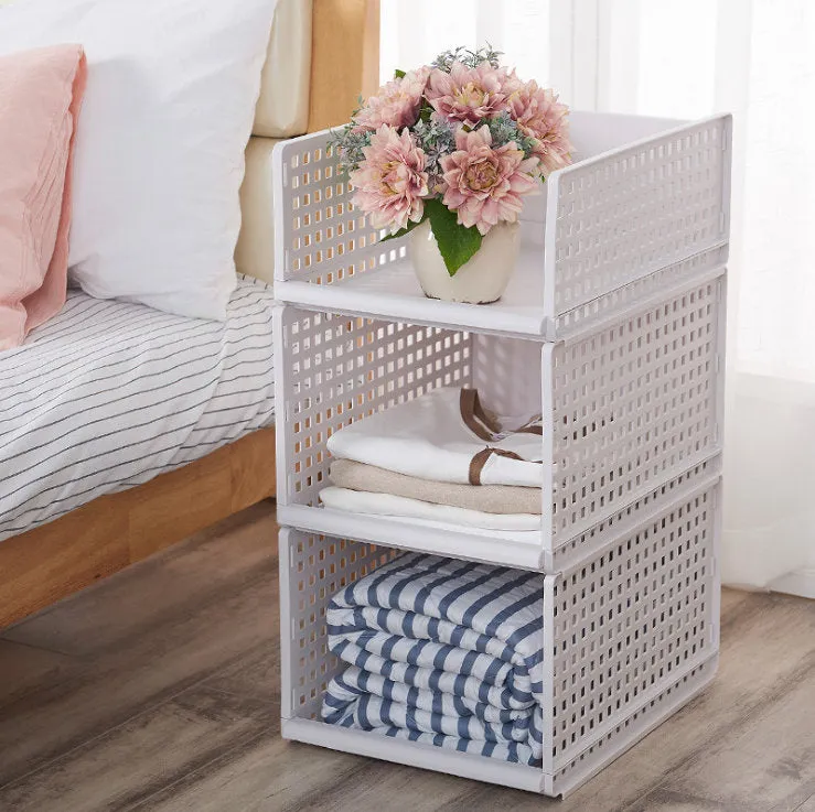 Closet Organizer - Stackable Storage Box - Bedroom Organizer - Clothes Storage - Drawer Chest - Bedroom Table Stand Cabinet - Closet Organization - Laundry