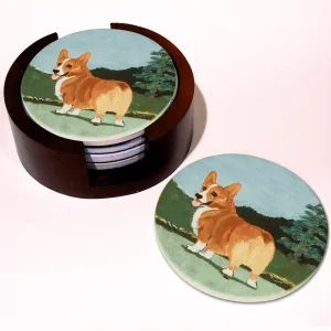 Corgi Bisque Coasters Set of 4
