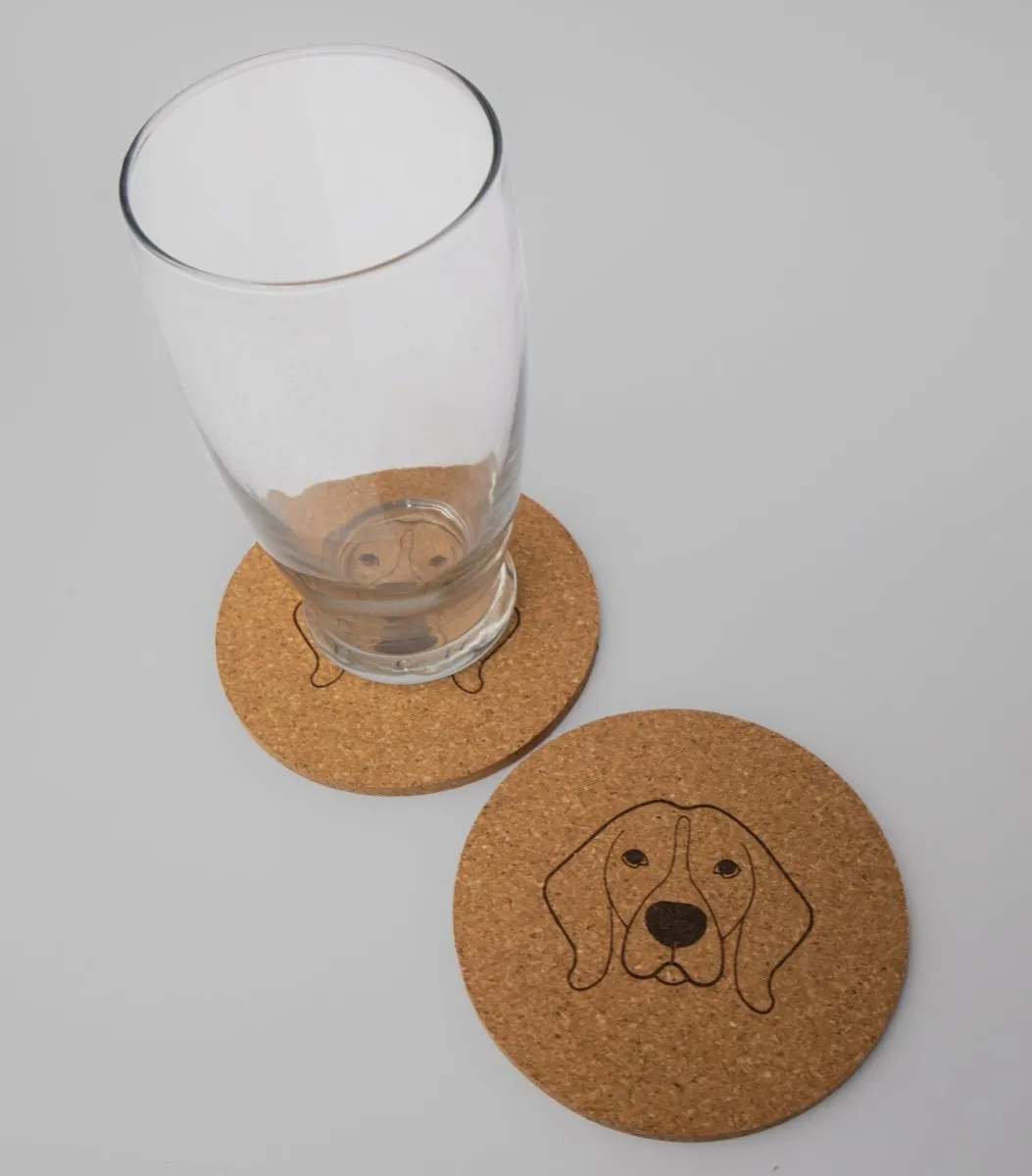 Cork Coasters | Eco-friendly | Water Resistant and Aesthetic Coasters (set of 2 to 12)