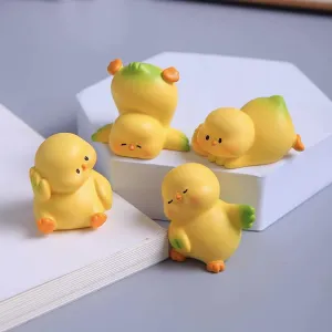 Cortina Resin Small Baby Chicks Statue for Home Decor - Aesthetic Home Decor Items - Showpiece for Home Decor - Decorative Sculpture for Home Decor & Office Decor - 3.5x2x5.5 CM