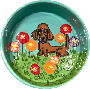 Dachshund Dog Bowl