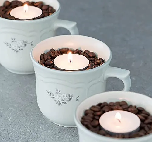 DECOVAA Uncented smokeless 9 Hrs Burning Tealight Candles for Home Decor Birthday Party Festival Reception Celebrations (50)