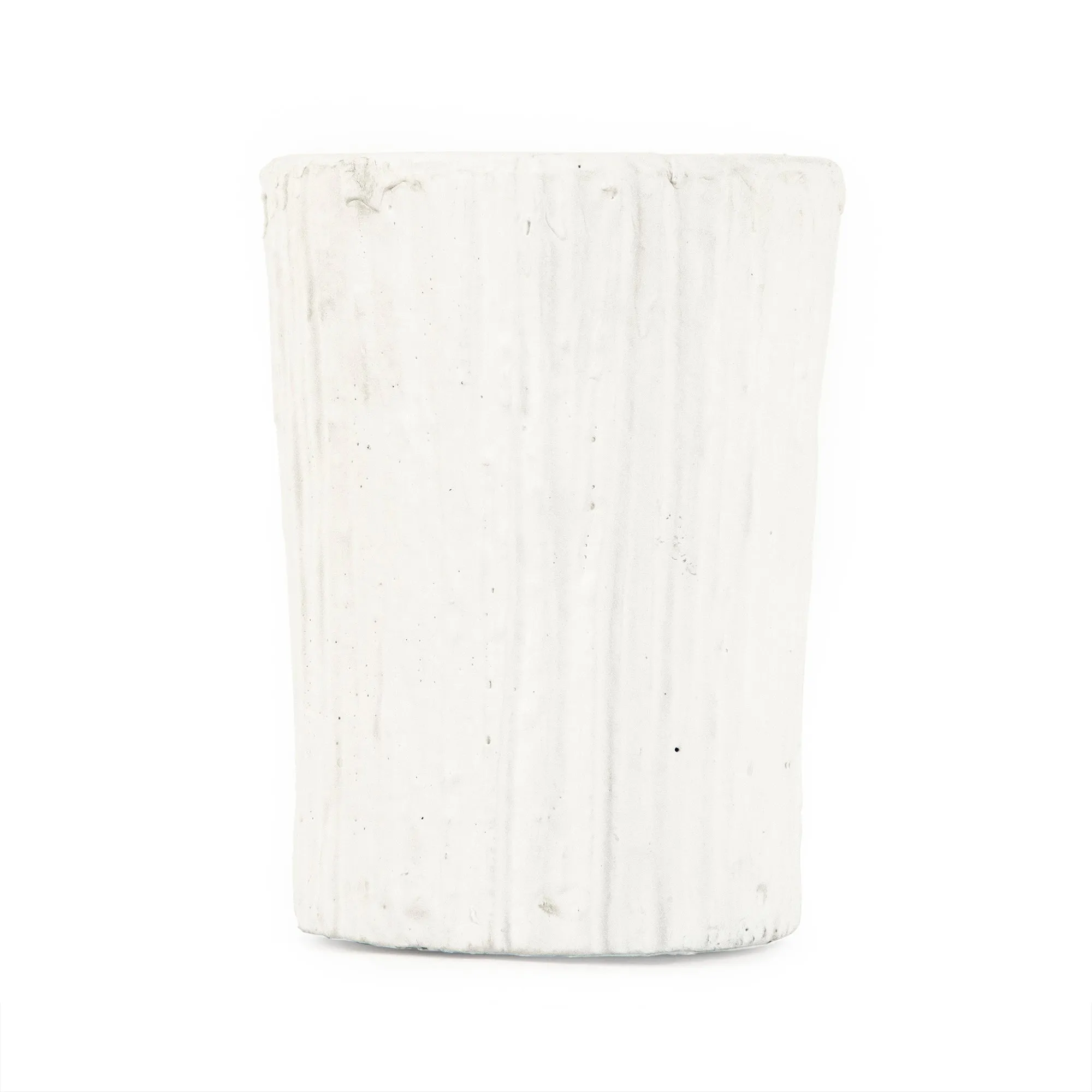 Distressed White Vase (10043S A148) by Zentique
