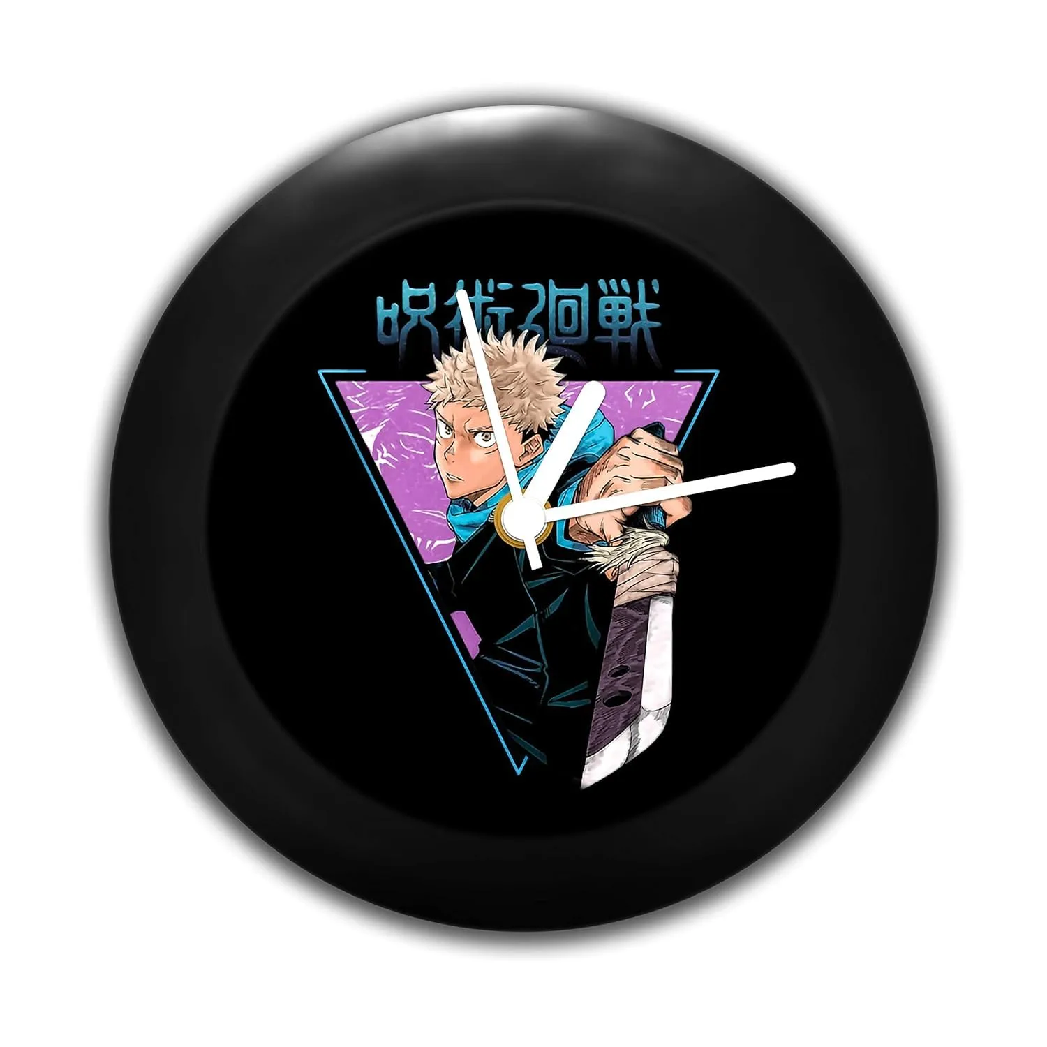 Epic Stuff - Anime- Jujutsu Kaisen Yuji Itadori Cursed Blade Design Table Clock Desk Clock for Home and Office | Anime Merchandise India
