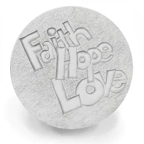 Faith Hope Drink Coasters