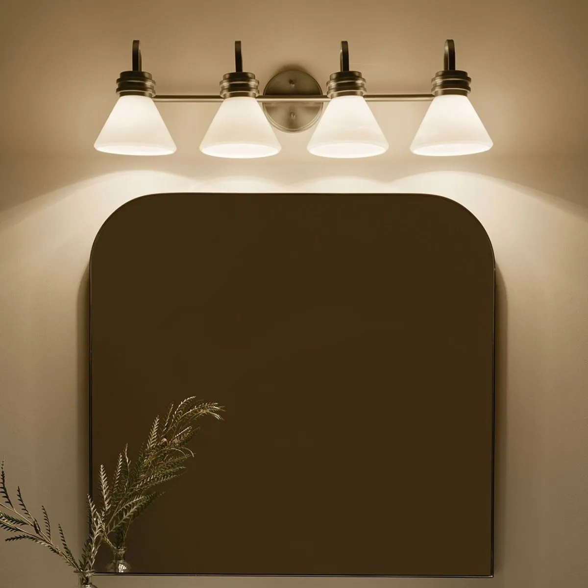 Farum 34 in. 4 Lights Vanity Light Champagne Bronze Finish