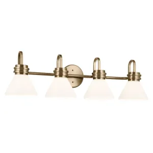 Farum 34 in. 4 Lights Vanity Light Champagne Bronze Finish