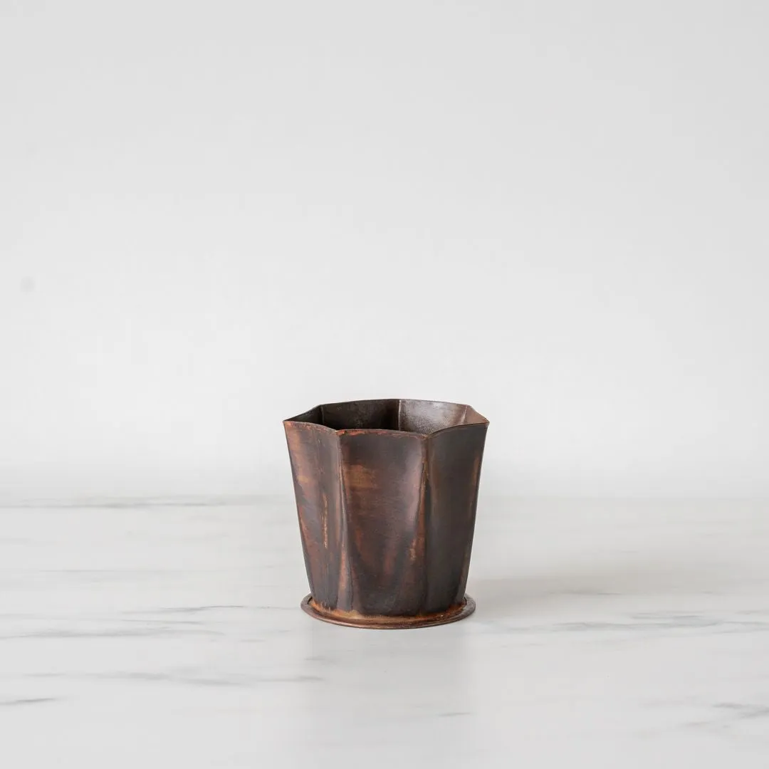 Fluted Iron Pot