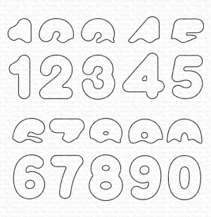 Frosted Numbers Die-namics