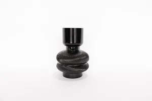 Gabel & Teller Glass Vase 22cm - Black
