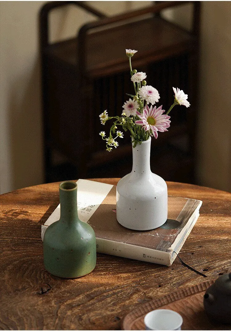 Gohobi Handmade Ceramic Emerald Classic Vase