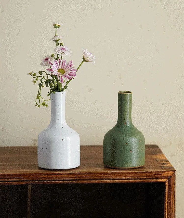 Gohobi Handmade Ceramic Emerald Classic Vase