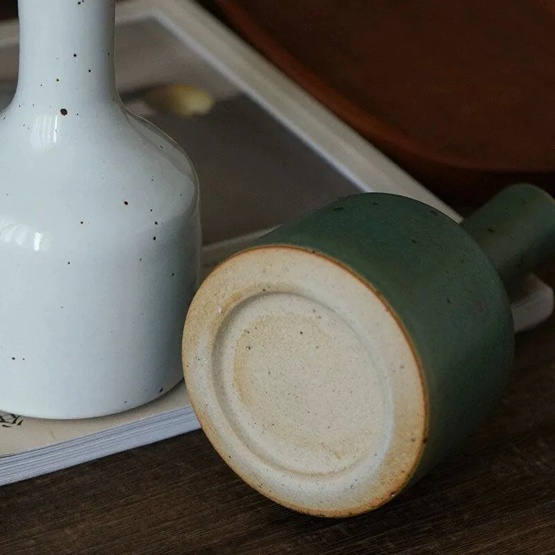 Gohobi Handmade Ceramic Emerald Classic Vase