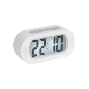 Gummy Digital Alarm Clock - White