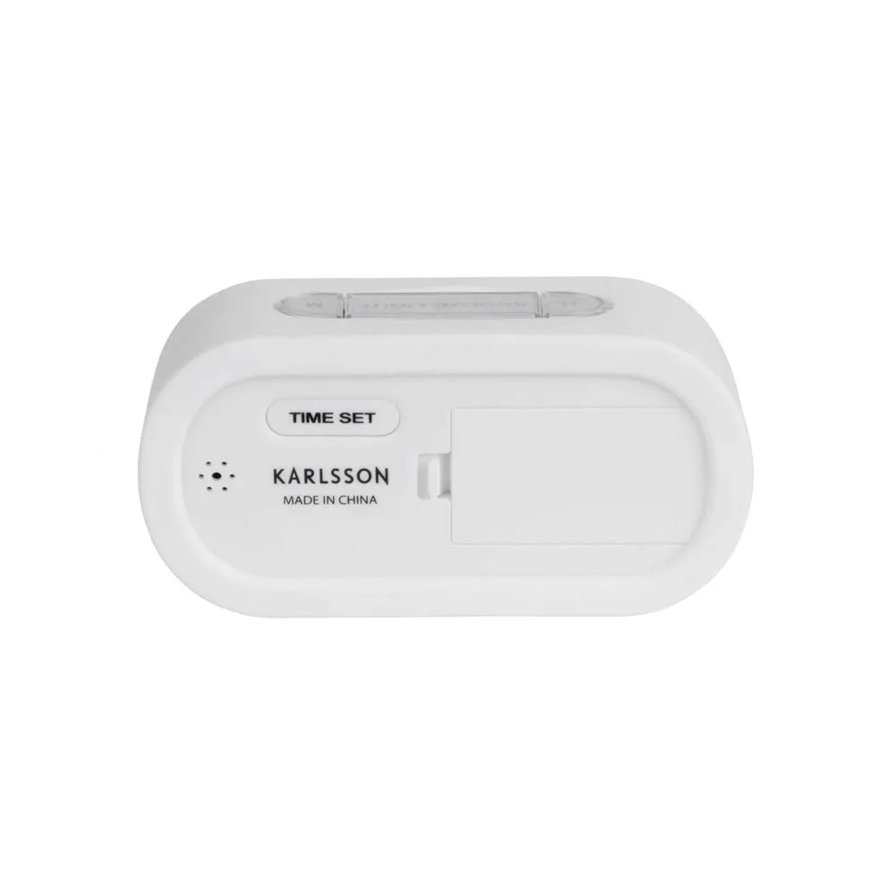 Gummy Digital Alarm Clock - White