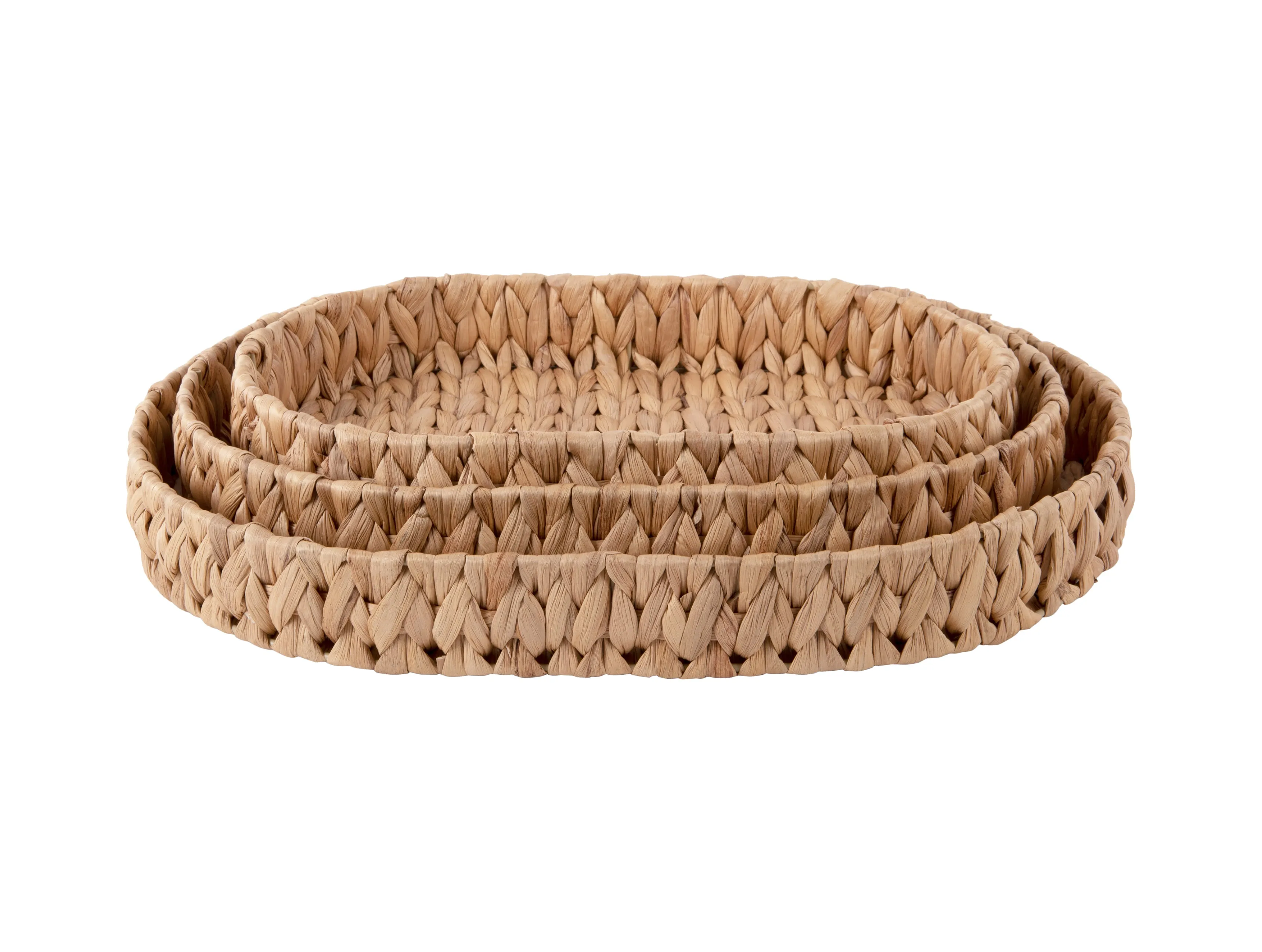 Hyacinth Grass Trays - Set Of 3