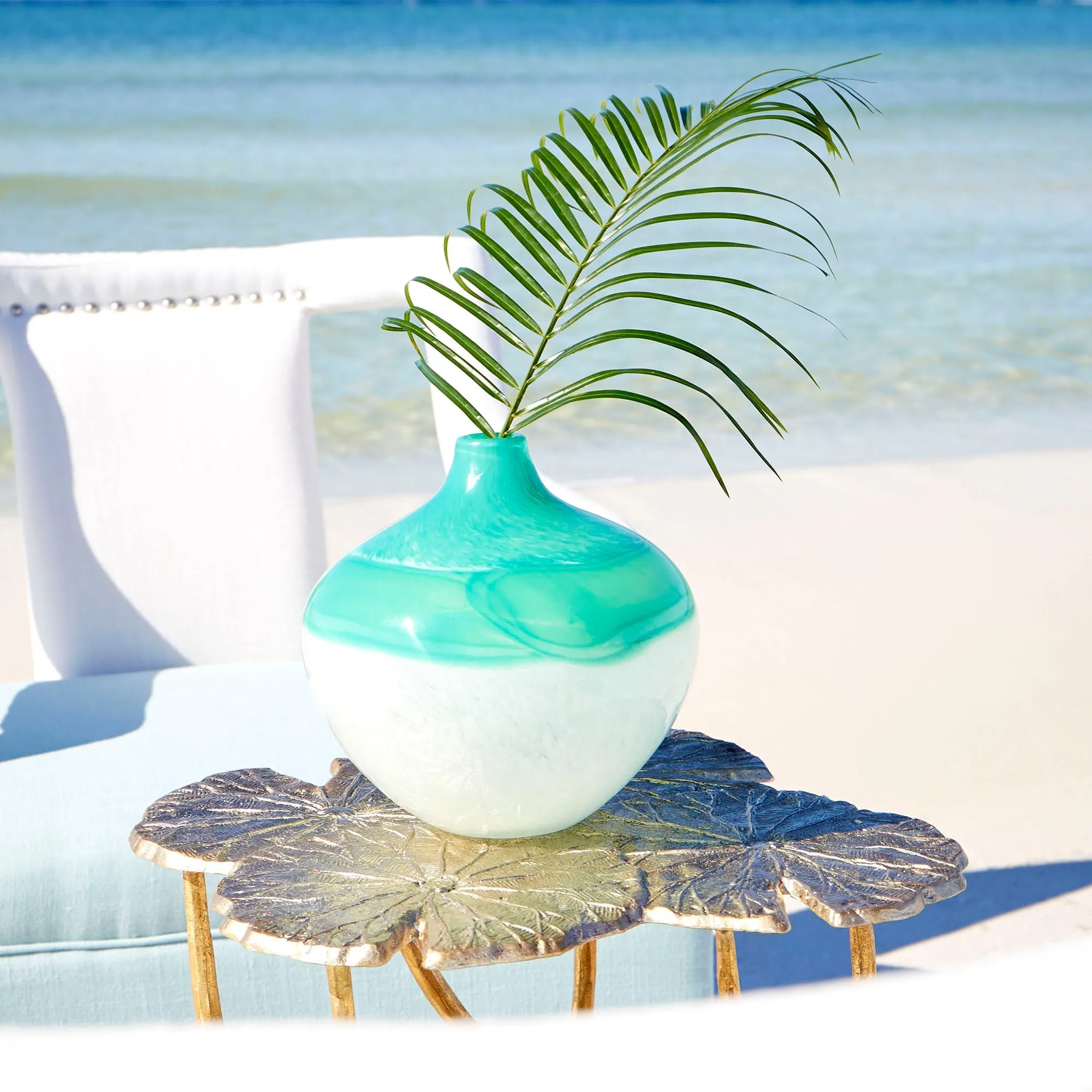 Iced Marble Vase-MD by Cyan