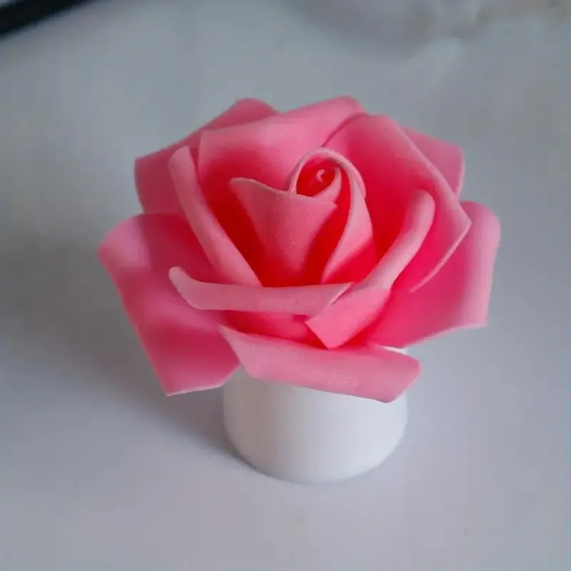 IYAAN Rose Flower Led Light Candles/Beautiful Decoration Flower Candles Smokeless Decorative Candles Led Tea Light Candle for Diwali Decoration Set of 12