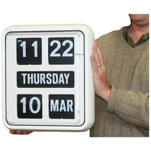 Jadco Auto Digital Day of the Week Calendar Flip Clock