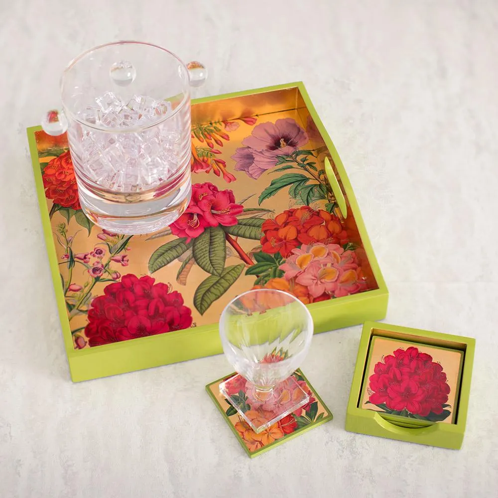 Jefferson's Garden Study Lacquer Tray