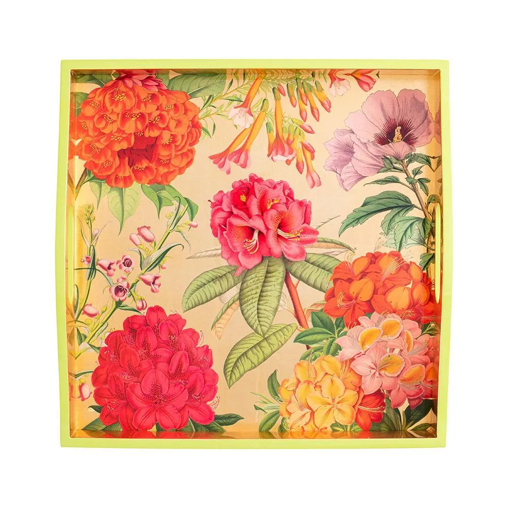 Jefferson's Garden Study Lacquer Tray