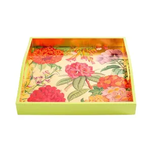 Jefferson's Garden Study Lacquer Tray