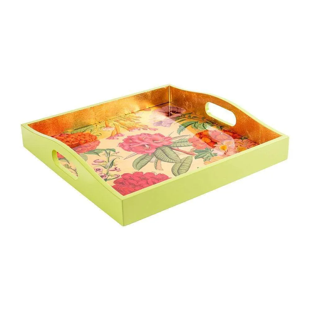 Jefferson's Garden Study Lacquer Tray
