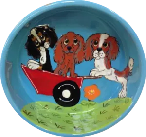 King Charles Cavalier Dog Bowl