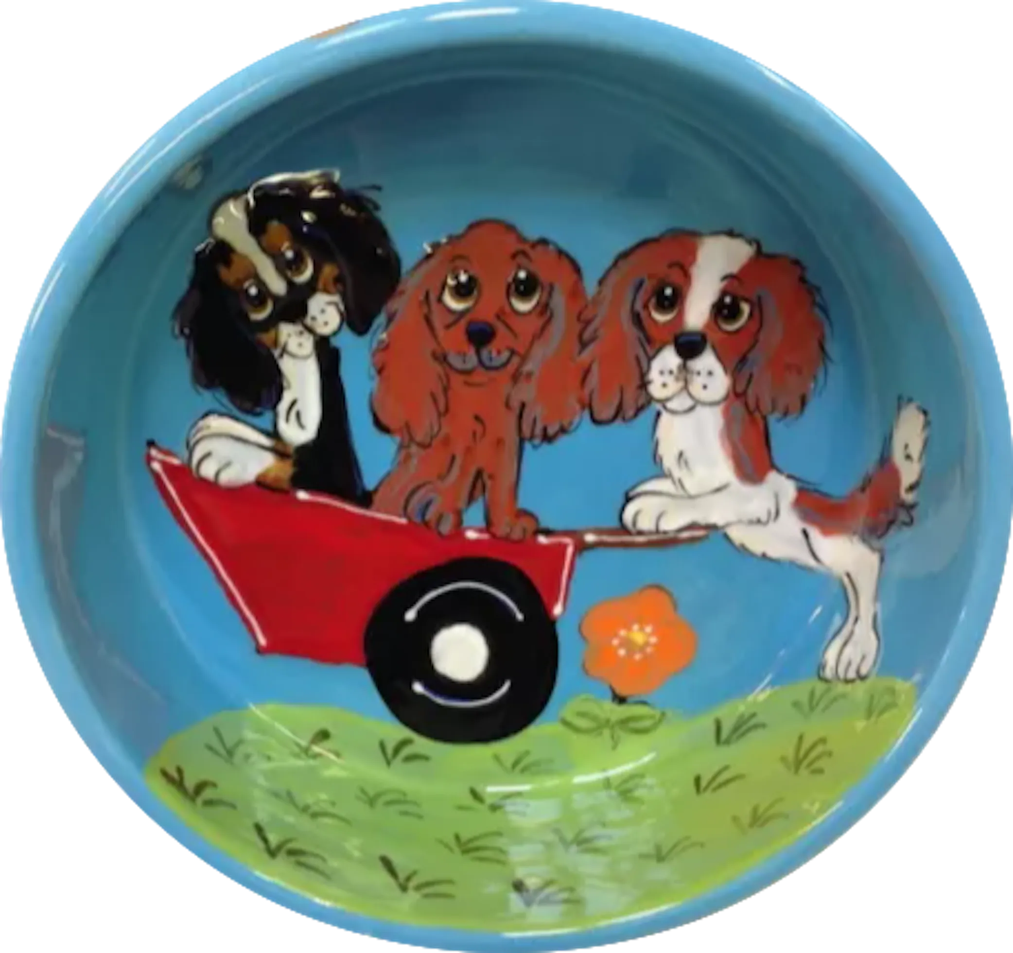 King Charles Cavalier Dog Bowl
