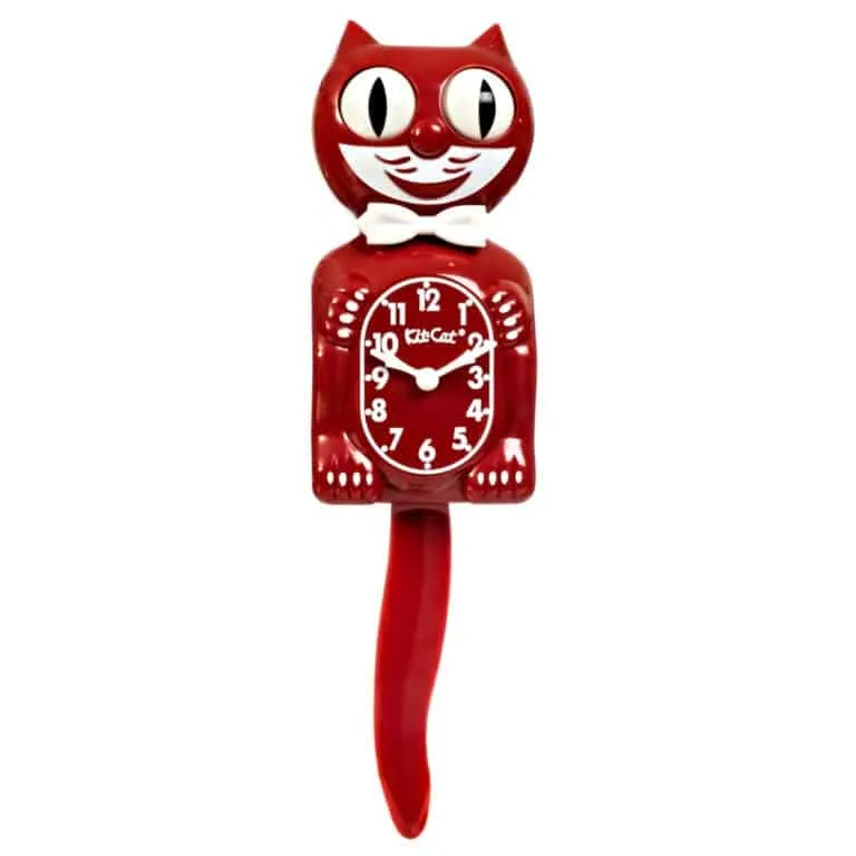 Kit-Cat Klock Space Cherry Kit-Cat (15.5″ high)