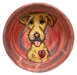 Labrador Retriever  | Hand Painted Ceramic Dog Bowl